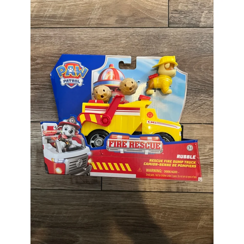 NEW Paw Patrol Fire Rescue Rubble Dump Truck One Size Yellow Red